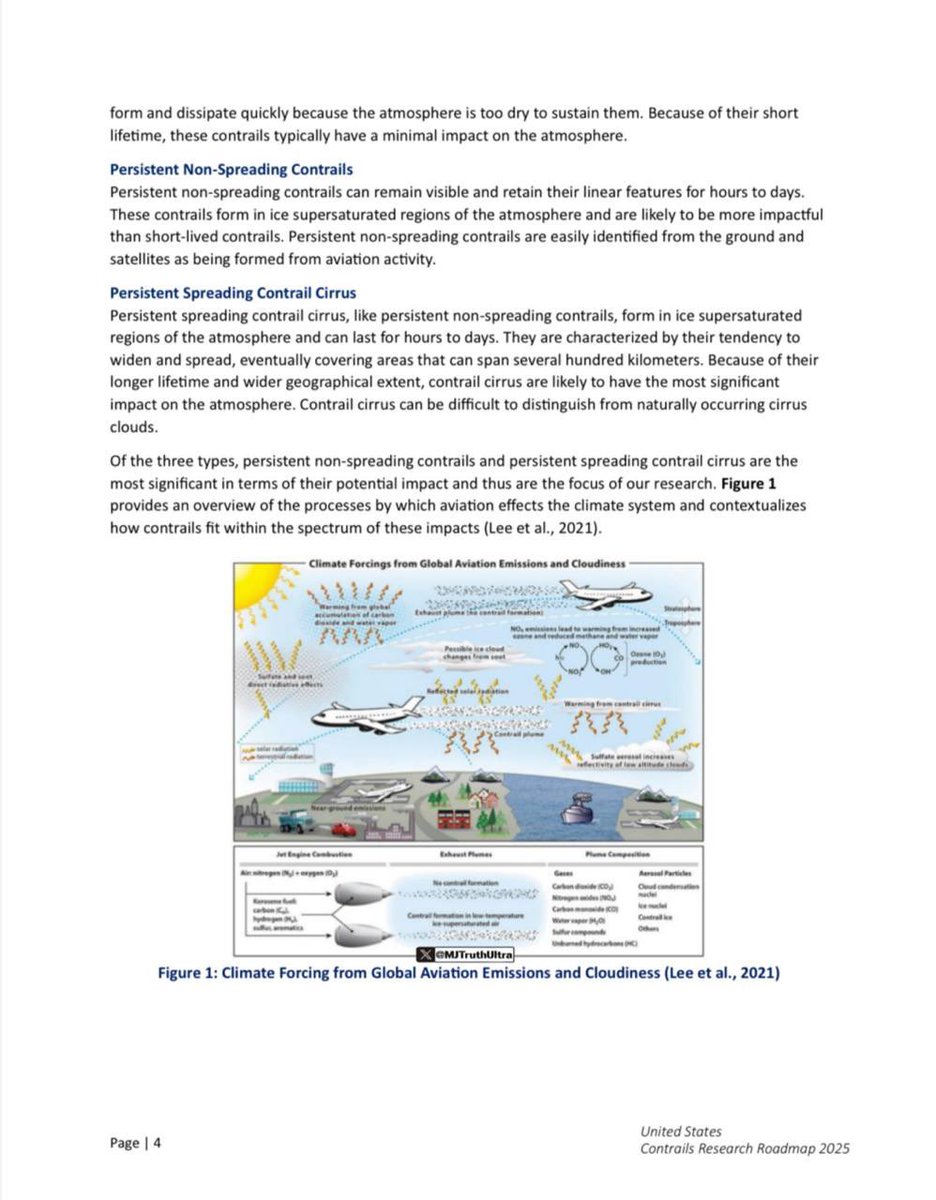 Surprise surprise…

The U.S. government has officially confirmed they are Spraying Chemicals in the Sky, Altering the Atmosphere and Weather

A report, published by the The FAA, NASA, NOAA calls them “contrails”, but generally admit that they’re spraying substances that linger