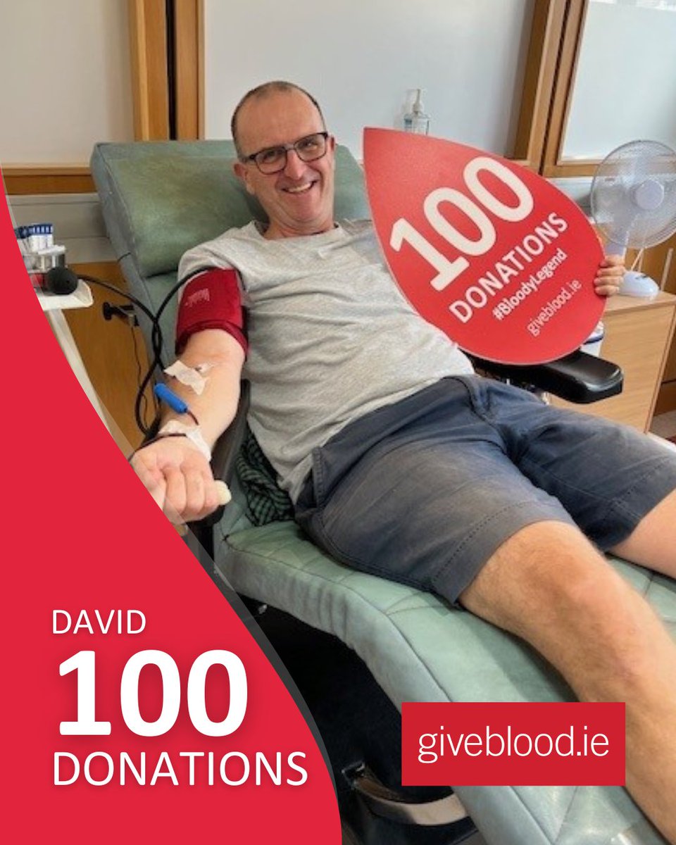 Giveblood_ie's tweet image. 100, 200, 300! A huge thank you to our amazing dedicated donors who have hit massive donation milestones recently! You have all impacted so many lives across Ireland. 💛🩸💛🩸
#WeCountOnYou #GiveBlood #GivePlatelets