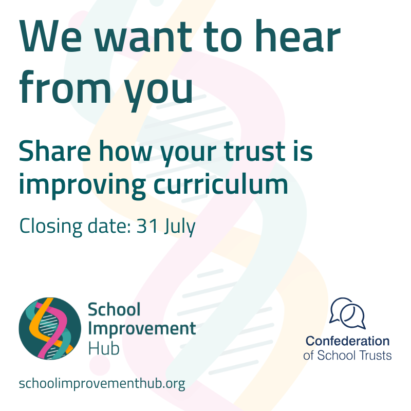 (2) If your trust has examples, successes or learning to share, we would greatly value your evidence. The call for evidence closes on 31 July. Contribute your experiences here: twp.ai/4io8II