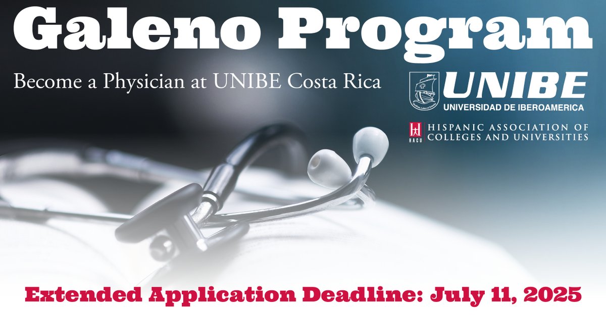 There is still time to apply for the Galeno Program, which offers aspiring physicians a medical education pathway. For more information and to apply, click the link below. The application deadline is July 11, 2025.
bit.ly/42Vzrmi