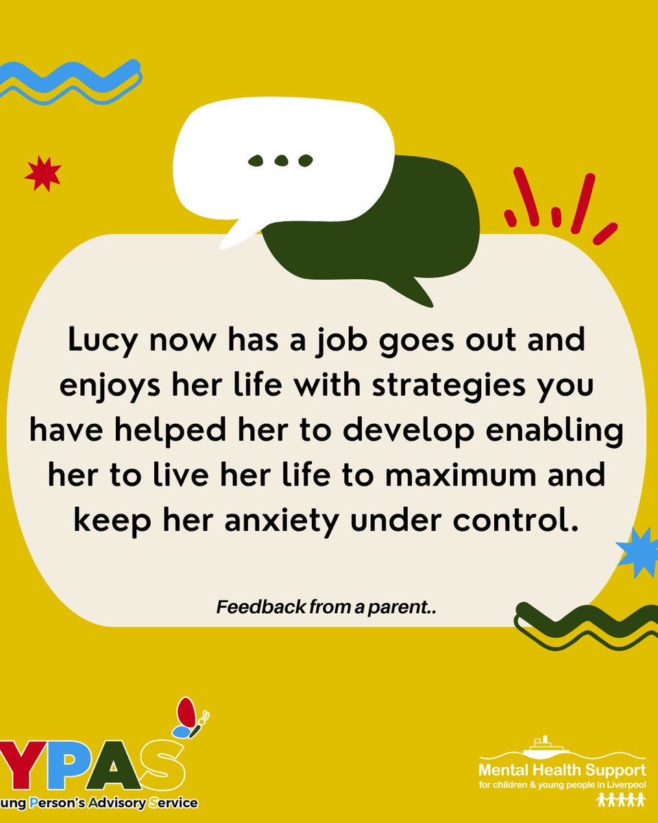 YPASLiverpool's tweet image. Feedback shared from a parent📣💬
If you would like to share your feedback or to access YPAS services follow the link in our bio.
@LivCYPMHealth
#YoungPeople #Merseyside #MentalHealth #Support #Feedback
