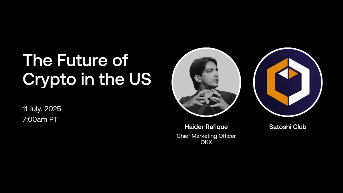 okx's tweet photo. 🇺🇸 Crypto in America 🇺🇸

T-24 hours until our CMO @Haider chats w/ @esatoshiclub to share his POV on Web3's future in the US.

Don’t miss it: https://t.co/laCCMun2Jo https://t.co/Y1uRaRUdl6