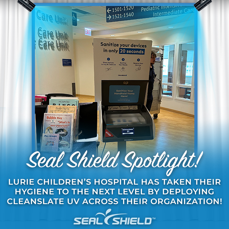 SealShield's tweet photo. Patient safety is Lurie Children’s Hospital's top priority. To better prevent cross-contamination throughout their organization, they have implemented Cleanslate UV. Learn how your organization can do the same: https://t.co/LZbXq10xDX

#SealShieldspotlight #cleanslateuv https://t.co/wGLWflfkaE