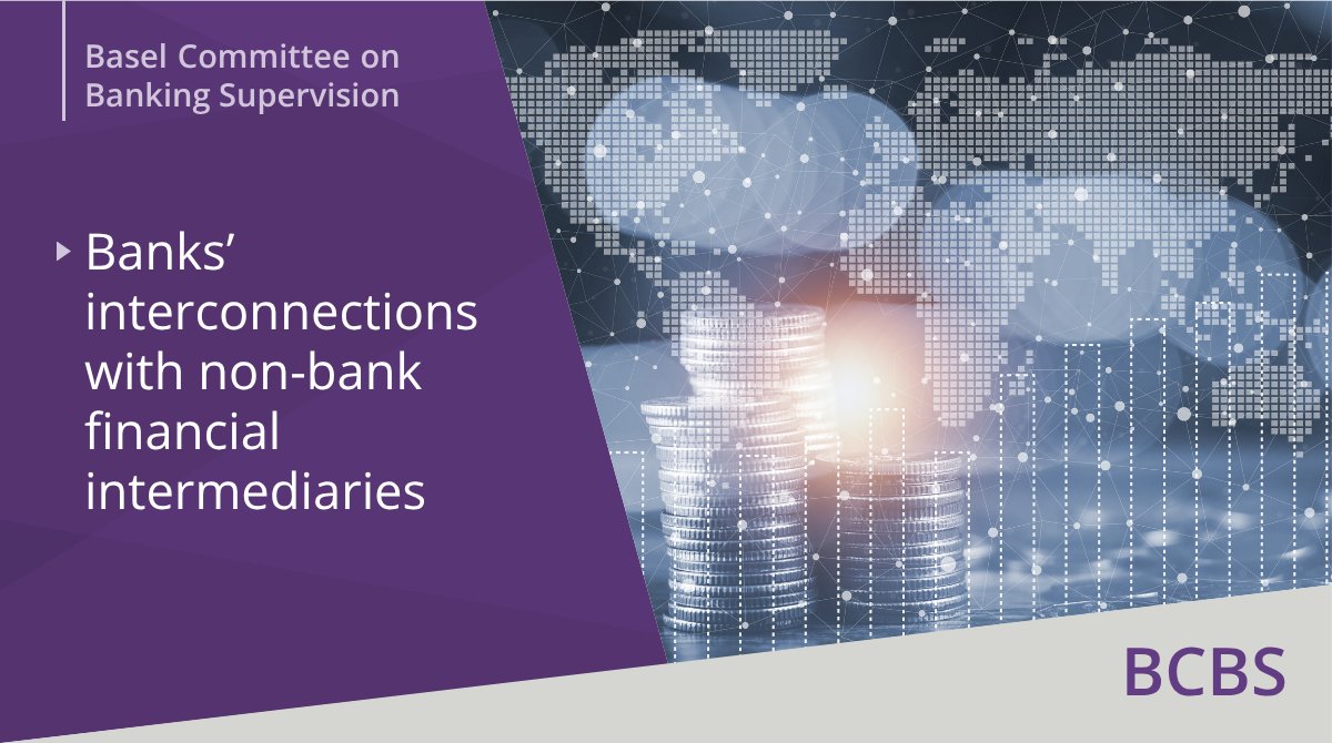 BIS_org's tweet image. #BaselCommittee identifies interconnections between banks and non-bank financial intermediaries in a new report. Read more: bit.ly/46wzB5O