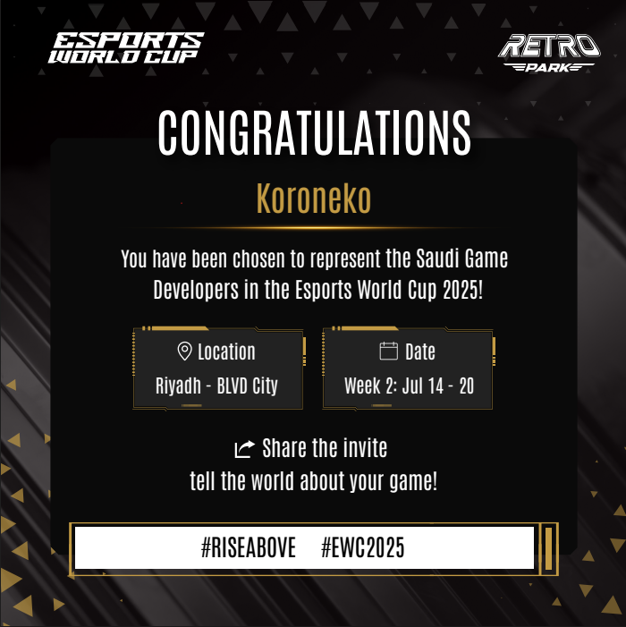 Our team will be at #EWC2025 this July🍓!
Koro and the rest of her siblings will be waiting to meet you all!😼
#RISEABOVE 
#كاس_العالم_للرياضات_الالكترونية
