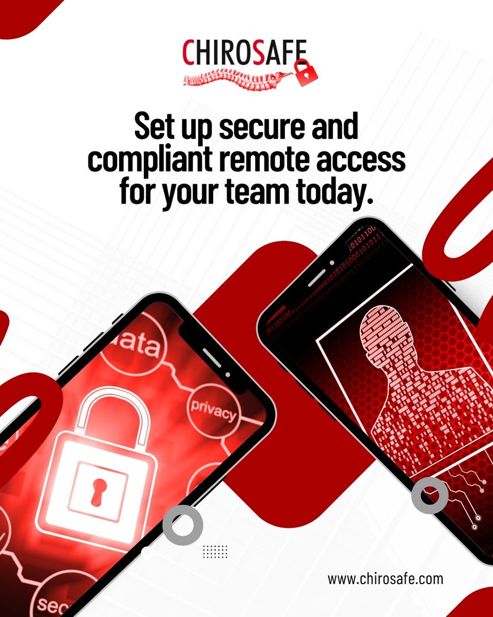ChiroSafe's tweet image. Is it possible for chiropractic staff to access systems remotely while remaining HIPAA compliant?

Yes. Our Secure Remote Access provides encrypted, HITECH-compliant connections, enabling your team to work remotely without compromising patient data.