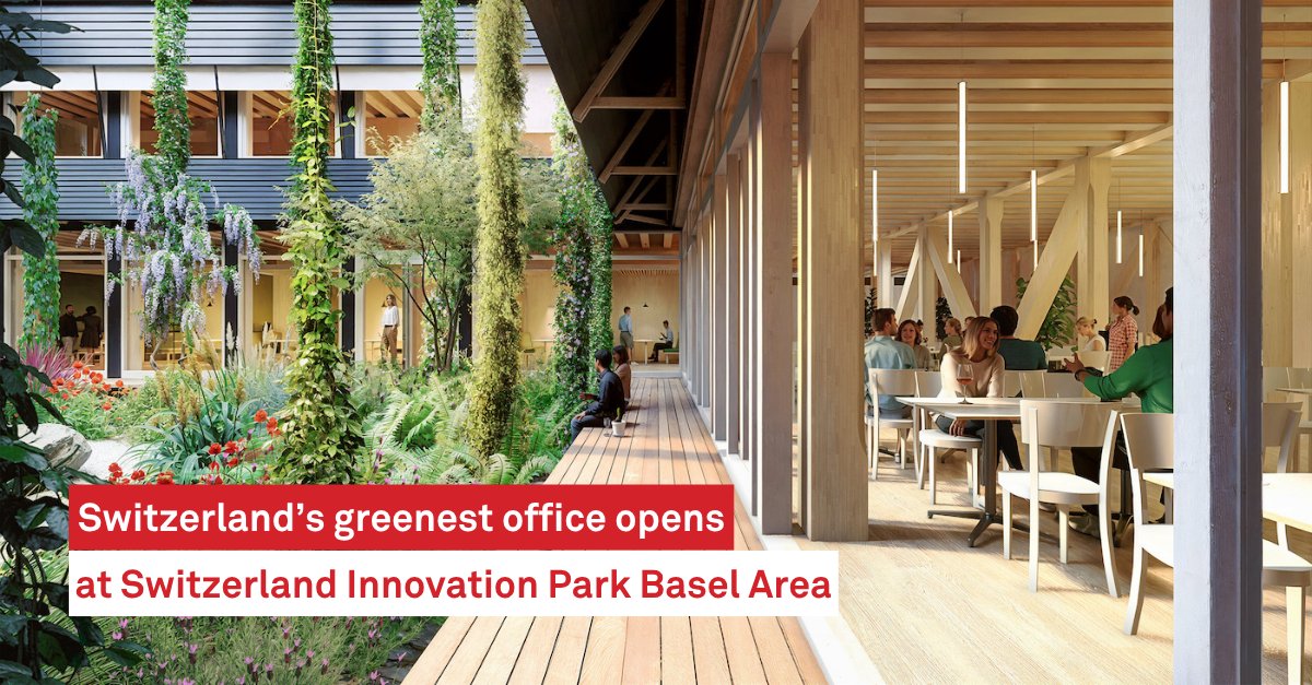 Swiss Business Hub USA (@sbh_usa) on Twitter photo HORTUS, has just opened on the Main Campus at Switzerland Innovation <a href="/parkbaselarea/">Switzerland Innovation Park Basel Area</a>!
♻️ What makes HORTUS unique isn’t just the architecture, but its radically sustainable design, showcasing circular thinking in practice.
More about HORTUS: sip-baselarea.com/hortus/ HORTUS, has just opened on the Main Campus at Switzerland Innovation <a href="/parkbaselarea/">Switzerland Innovation Park Basel Area</a>!
♻️ What makes HORTUS unique isn’t just the architecture, but its radically sustainable design, showcasing circular thinking in practice.
More about HORTUS: sip-baselarea.com/hortus/