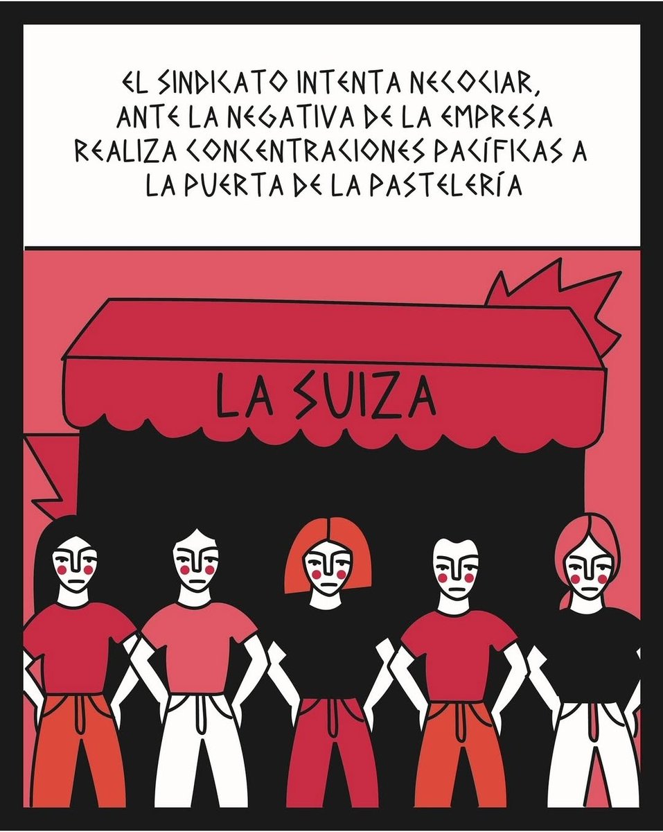 Las <a href="/6delaSuiza/">6 de la Suiza</a> son un ejemplo a imitar, no algo que haya que condenar. ¿Por qué han encarcelado a las 6 de la Suiza? Todo empezó con la denuncia de una trabajadora embarazada en 2017 ante el acoso y la explotación del dueño de La Suiza... os dejo un resumen de Nieves González 🧵