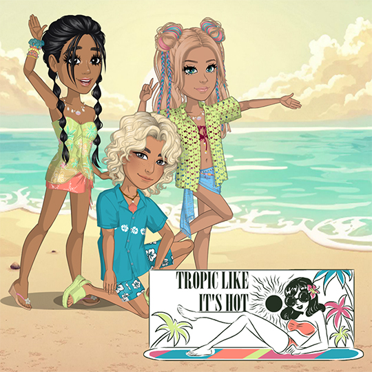 MSP_world's tweet image. Are you ready to Tropic Like It’s Hot? 🌴☀️ Pick out an outfit for your next summer party and join the fun! 🎉👗 #MovieStarPlanet #MovieStarPlanet2