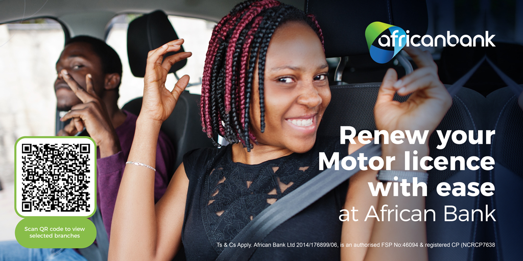 AfricanBank's tweet image. You do so much and often with so little time. At African Bank, we see you. That’s why selected branches now offer license disc renewal, so you can handle more life in one stop.
No extra stress. No extra travel. Just service that respects your time.

#RenewDriversLicence…