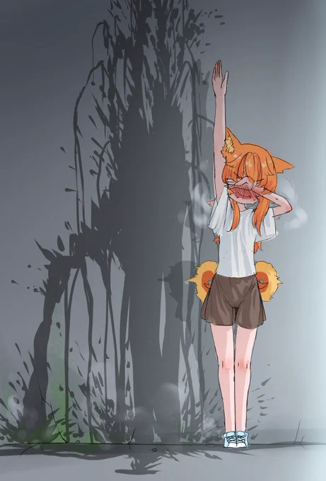 夏と言えば背比べなラクガキです
