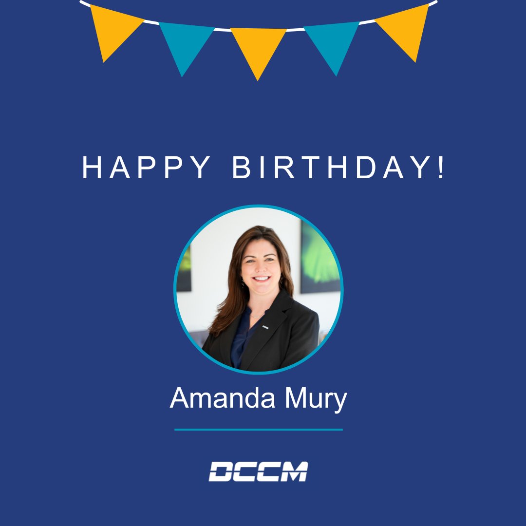 WeAreDCCM's tweet photo. ✨ Happy Birthday to our amazing Director of Administration, Amanda! Wishing you a day as fabulous as you are! 🎉 https://t.co/16Z2Xo3GaL