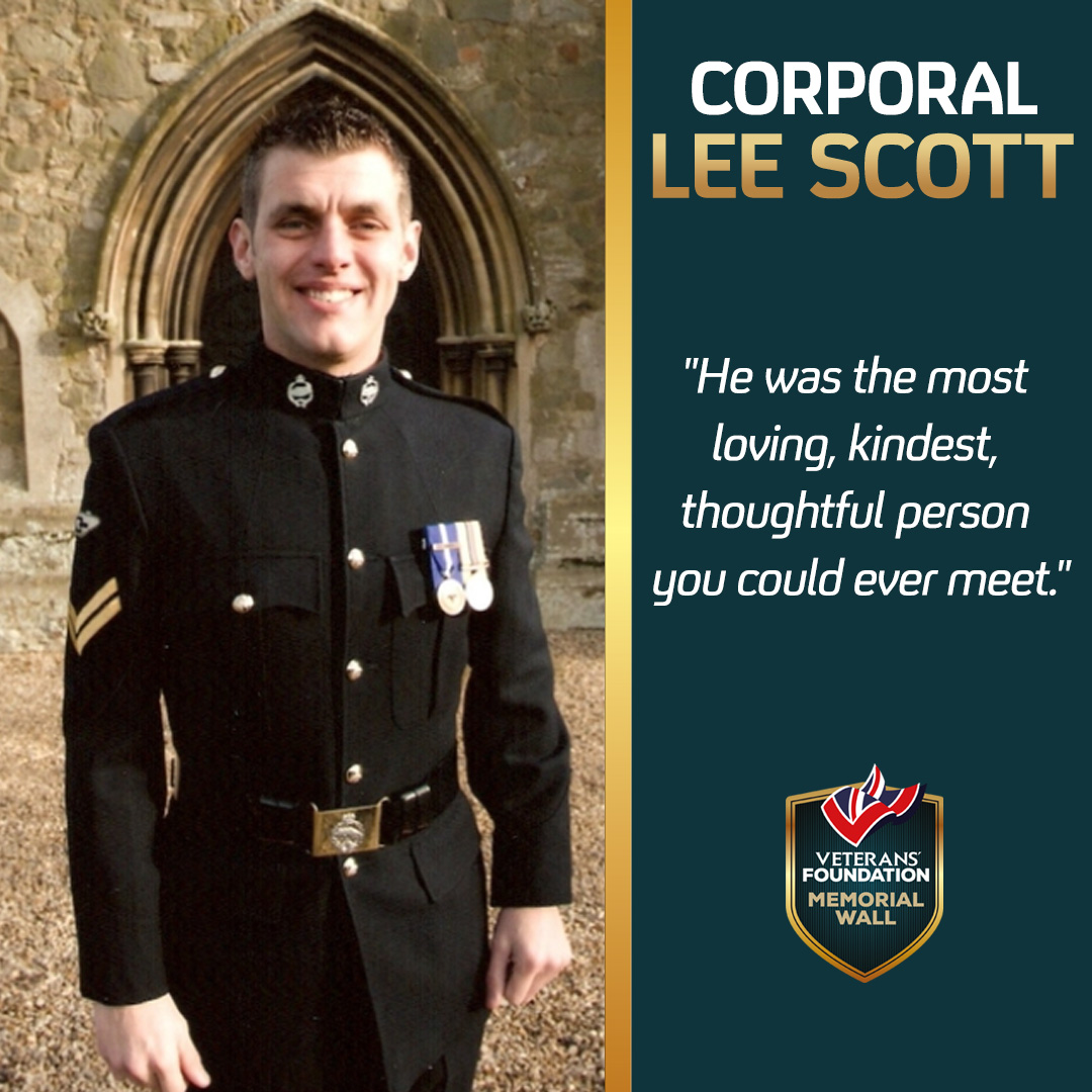 VeteransFdn's tweet photo. 🌺🕯️Join us in remembering Corporal Lee Scott of The 2nd Royal Tank Regiment, who died in Afghanistan on 10 July 2009.

A proud soldier, devoted husband, and loving father, Lee was known for his courage, infectious smile, and unwavering leadership. 🇬🇧🕊️
#LestWeForget https://t.co/uwt9dp2gc5