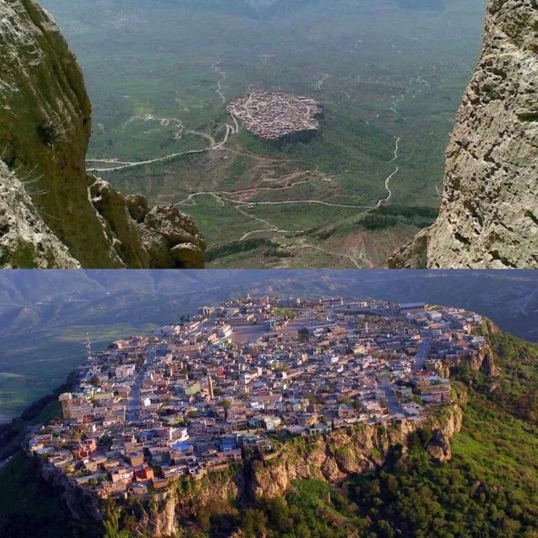 FELibrary_'s tweet image. Amedi, a town in northern Iraq built on a giant tree stump