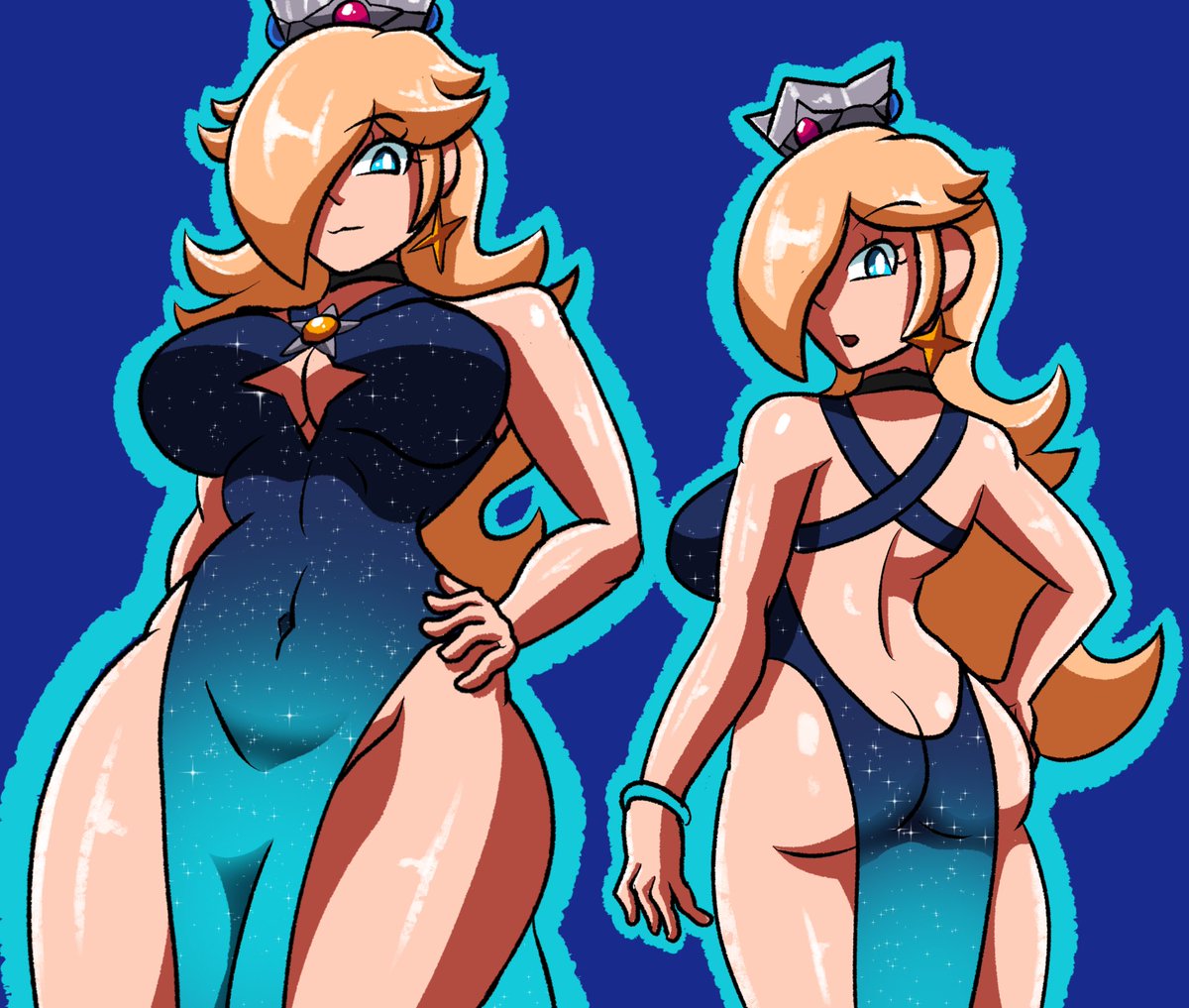 Starry Night Rosalina

Gift for <a href="/SarukaiWolf/">SaRuWolf⭐</a>, I'm glad to see that you drew Rosalina again with that dress, I was looking forward to draw her again.