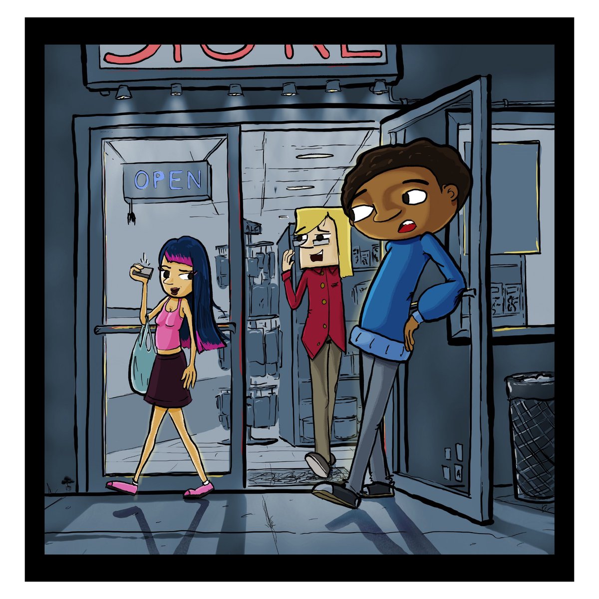 MagnoliaDemons's tweet image. In Magnolia anything can happen before the streetlights come on.
However once it gets dark things really trend to go wild.
The boys have a sweet tooth but this may be one snack that’s too much for them.
#DemonsofMagnolia