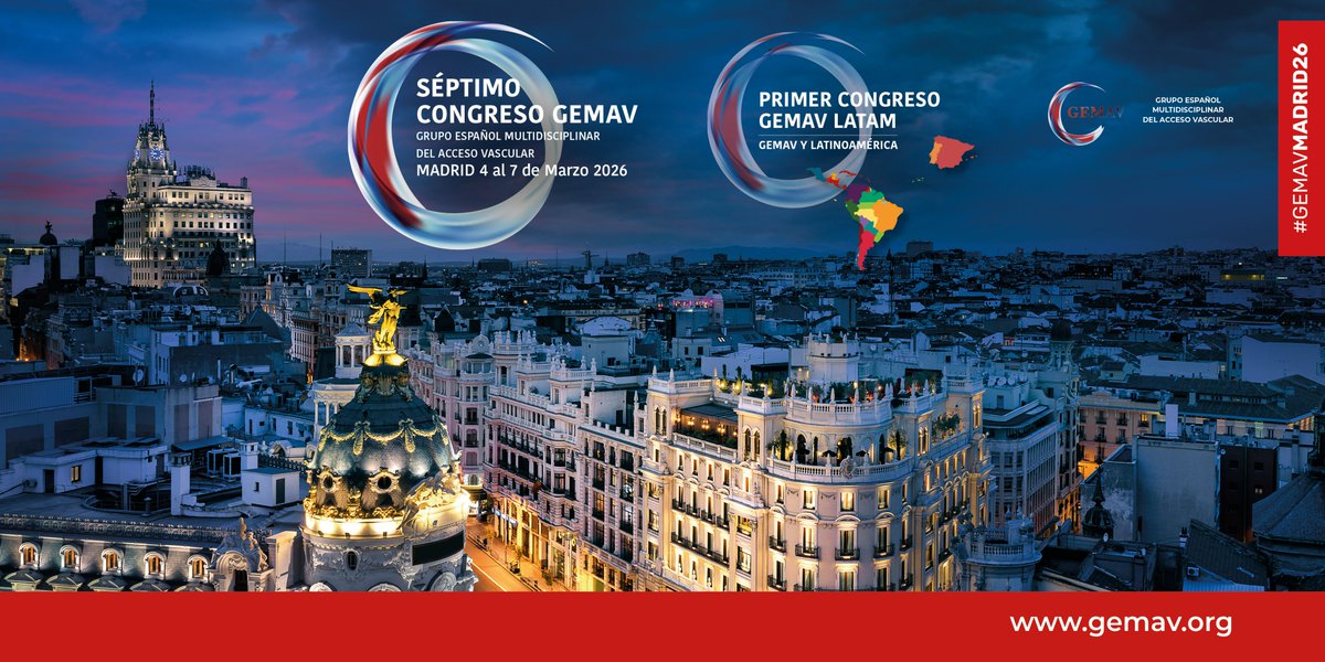 📌SAVE THE DATE

🔵 SÉPTIMO CONGRESO GEMAV
🔴 PRIMER CONGRESO GEMAV LATAM
📍 Madrid, 4–7 de marzo

👩‍⚕️👨‍⚕️ Esto no es solo un congreso. Es una alianza internacional. ¿Estás list@ para formar parte del momento en que GEMAV LATAM nace?
🔗 gemav.org

#GEMAV #GEMAVMadrid26