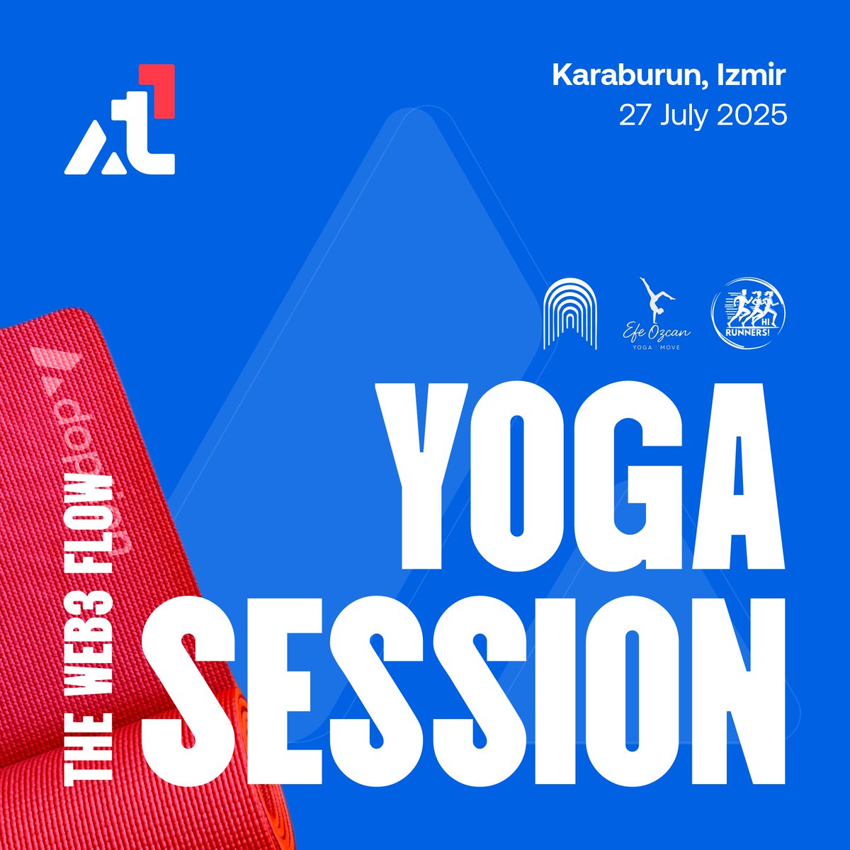 🧘‍♀️ Avalanche Team1 Yoga Session — Karaburun, Izmir, Turkiye 🇹🇷

We’re coming together with the Efe Özcan and Hi Runners communities for a day full of yoga and movement at Capo Glamping. 

Our goal is to inspire Web2 communities to take their first steps into Web3 and to invite