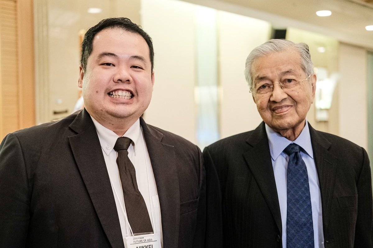 imnormgoh's tweet image. Today, former Malaysian Prime Minister Mahathir Mohamad turns 100 years old. In two days, his wife Dr. Siti Hasmah Mohd Ali turns 99 years old.
Interviewed @chedetofficial several times throughout my journalism career, and having worked at the Foreign Affairs Ministry during…