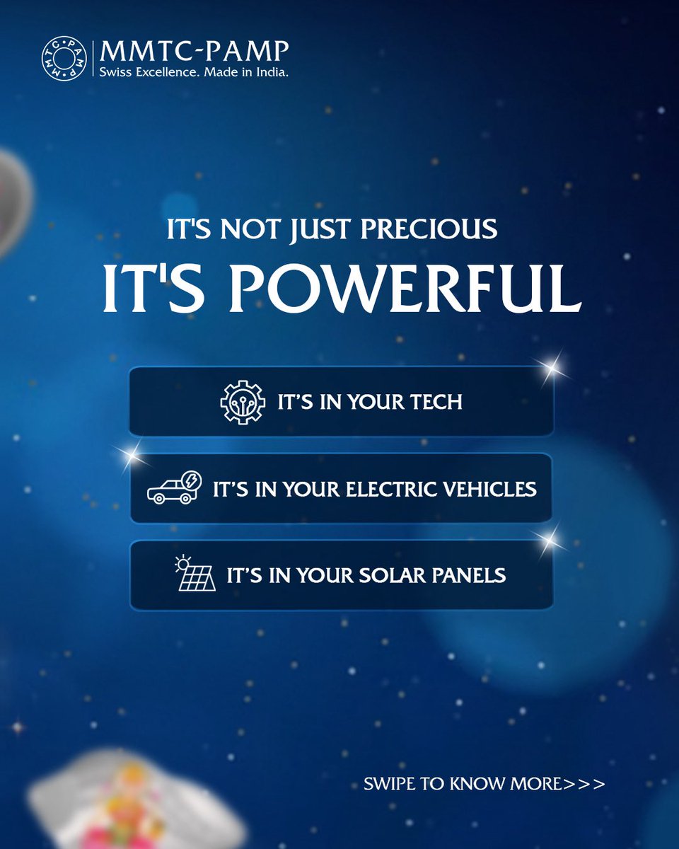 MMTCPAMP's tweet image. Begin your journey with MMTC-PAMP’s purest Silver; crafted to last, built to shine.

#MMTCPAMP #PurestGold #PurestSilver #Craftsmanship #ForThoseWhoKnowThePurest