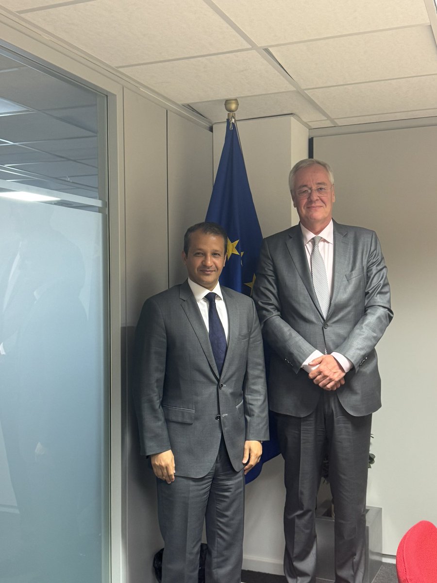 Nawaf Alenezi (@nawafnafe3) on Twitter photo Productive exchange with Mr. Johannes Luchner, Deputy Director-General at <a href="/EUHomeAffairs/">EU Home Affairs</a>, <a href="/EU_Commission/">European Commission</a>.
Our discussion focused on shared priorities on #migration, #security, and deepening #Kuwait ๐ฐ๐ผ โ EU ๐ช๐บ cooperation. Productive exchange with Mr. Johannes Luchner, Deputy Director-General at <a href="/EUHomeAffairs/">EU Home Affairs</a>, <a href="/EU_Commission/">European Commission</a>.
Our discussion focused on shared priorities on #migration, #security, and deepening #Kuwait ๐ฐ๐ผ โ EU ๐ช๐บ cooperation.