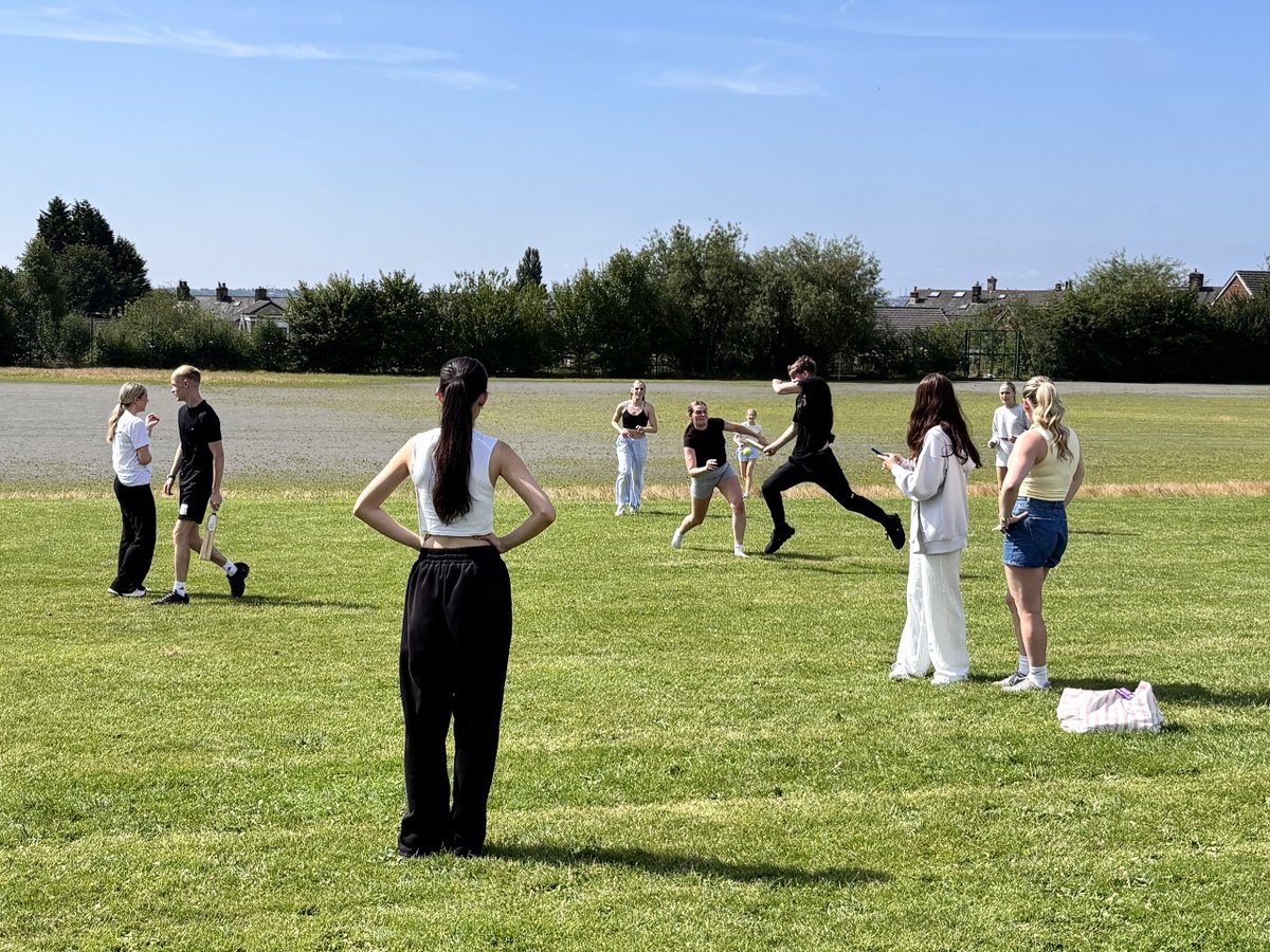 A fantastic game of rounders during tutorial today, organised by the student council.