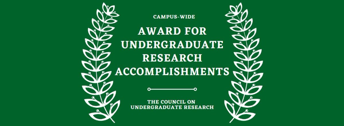 CURinAction's tweet image. Is your campus ready to be recognized for it #URexcellence ?
CUR invites applications for the annual campus-wide Award for Undergraduate Research Accomplishments (AURA).
To be considered, a Letter of Intent must be sent to CUR on or before July 24, 2025.
cur.org/membership-com…