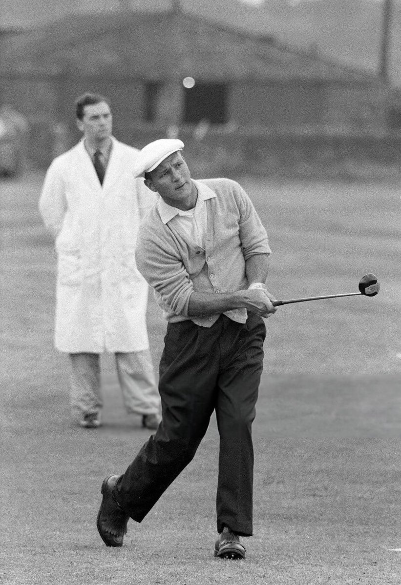 APinv's tweet image. In the land of links, Mr. Palmer brought more than just his golf game—he brought a style you couldn’t miss. 🏴⛳️
#APInv | #ScottishOpen