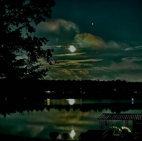 Throwback Thursday: A trip down memory lane.

This photo shows a full moon rising above Duncan Bridge on Lewis Smith Lake in Alabama. This is the lake where I cut my fishing teeth and have so many wonderful memories while growing up.