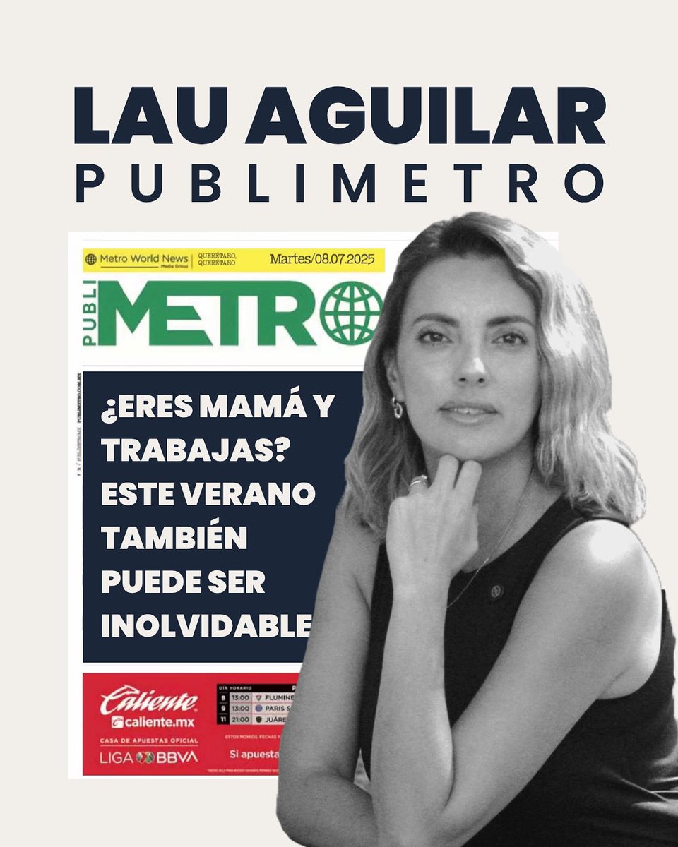 🌞 Aunque trabajes, este verano puede ser inolvidable.
Un helado juntos 🍦, una noche de pelis 🎬, un abrazo que dure más.
No es cuánto tiempo tienes… es cómo lo vives. 💛

Te invito a leer mi columna en 🗞️
publimetro.com.mx/queretaro/2025…