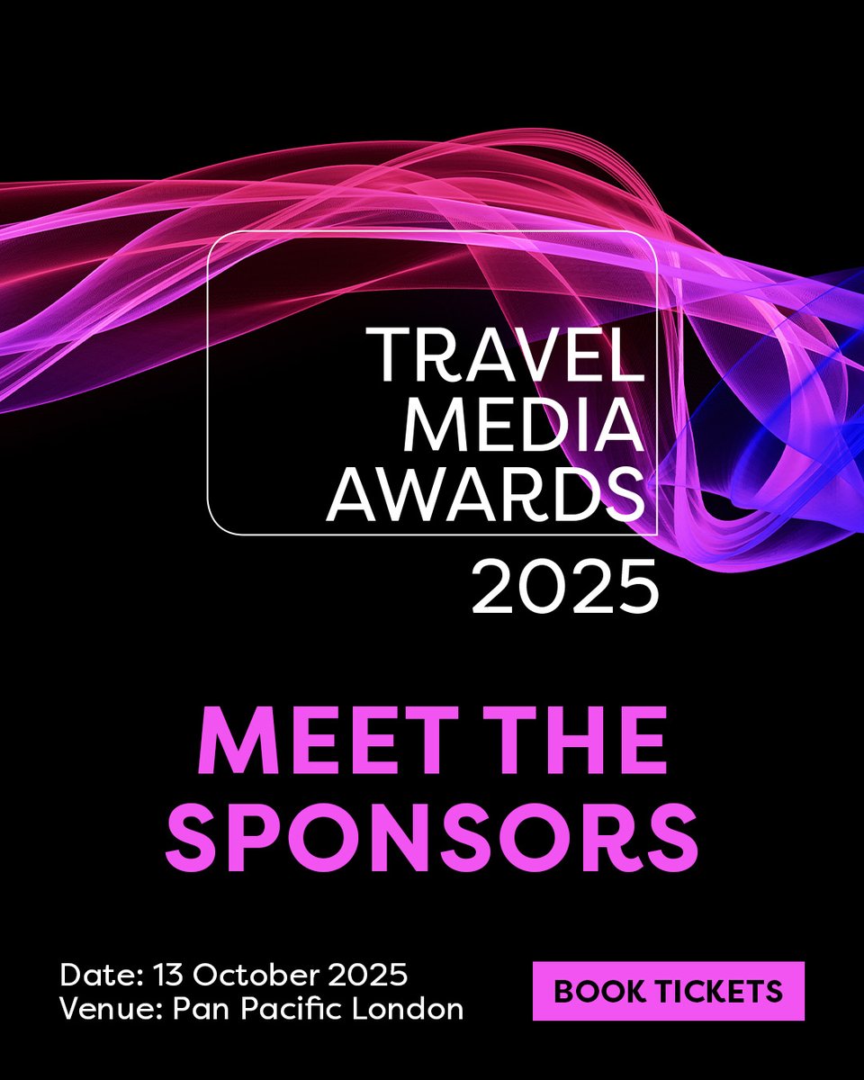 Meet our official sponsors of the #TravelMediaAwards 2025 here: travelmediaawards.com/travelmediaawa…

Thanks to our incredible partners for supporting this year’s celebration of excellence in travel journalism.

Book tickets to the awards ceremony here: travelmediaawards.com/travelmediaawa… 

#TravelMedia