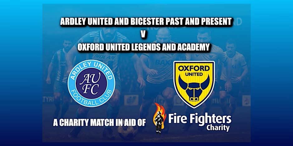 Oxfordshire FA ⚽ (@oxfordshirefa) on Twitter photo 𝗖𝗵𝗮𝗿𝗶𝘁𝘆 𝗠𝗮𝘁𝗰𝗵 | On Sunday 20 July, @ArdleyUnitedFC will be hosting a charity fixture against <a href="/OUFCOfficial/">Oxford United</a> Legends, raising money for @Firefighters999 in memory of Martyn Sadler, Jennie Logan and Dave Chester, who lost their lives in the Bicester Motion fire in May. 𝗖𝗵𝗮𝗿𝗶𝘁𝘆 𝗠𝗮𝘁𝗰𝗵 | On Sunday 20 July, @ArdleyUnitedFC will be hosting a charity fixture against <a href="/OUFCOfficial/">Oxford United</a> Legends, raising money for @Firefighters999 in memory of Martyn Sadler, Jennie Logan and Dave Chester, who lost their lives in the Bicester Motion fire in May.