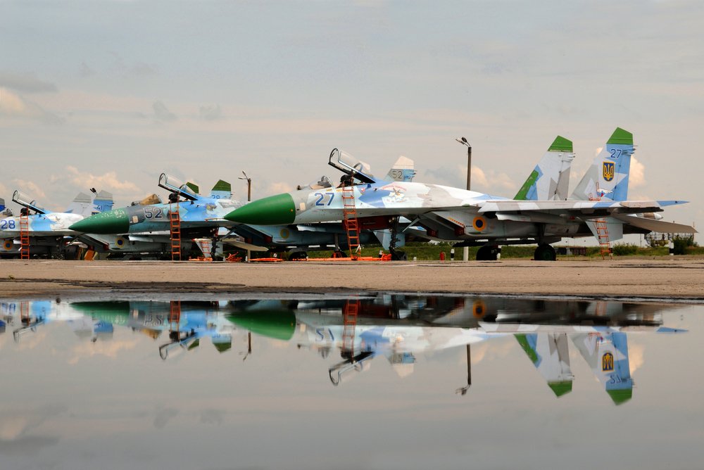 su27theplane's tweet image. Su-27's from 831th Tactical aviation brigade, Myrhorod airfield