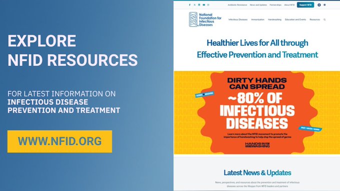 #NFID remains committed to advancing prevention and treatment of infectious diseases through education, collaboration, and advocacy

We strongly support use of expert, evidence-based guidance to inform US public health policy and protect #PublicHealth!