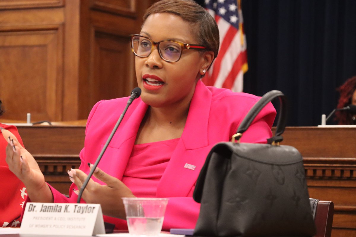 IWPResearch's tweet image. Yesterday, IWPR joined the National Council of Negro Women for a powerful congressional briefing on “Unequal Pay, Unequal Power: Black Women’s Pay Gap Crisis.” Our President and CEO, Dr. Jamila K. Taylor, spoke on the urgent need for economic justice and bold policy solutions…