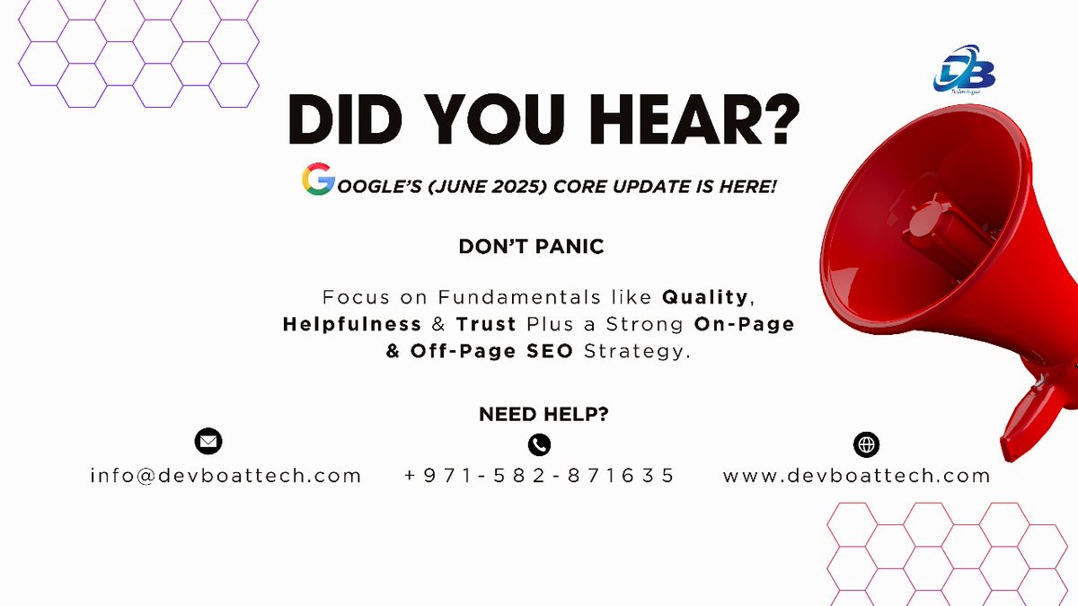 boat_dev's tweet image. Stay resilient, stay relevant!

Follow @boat_dev  for more tips!

#GoogleCoreUpdate #SEO #WebsiteTips #EEAT #SearchRanking #DigitalMarketing #ranking