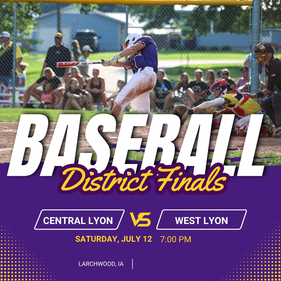 CentralLyon's tweet image. Tickets must be purchased online at iahsaa.org/tickets/