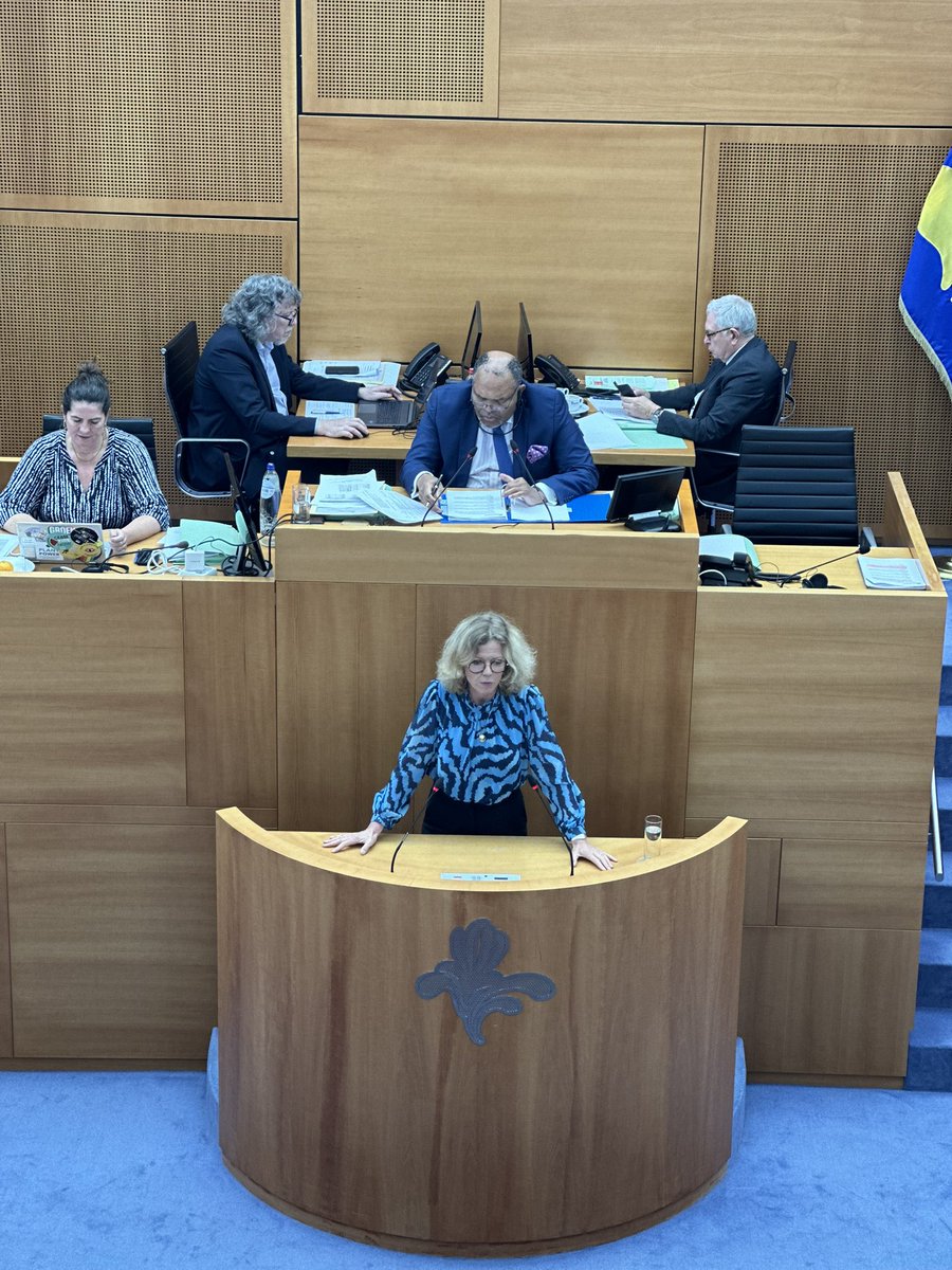 #Plénière « Je suis abasourdie ! C’est le monde à l’envers : vous nous parliez d’un budget d’urgence 2025 avec des mesures conservatoires que nous soutenions. Et auj, vous dites que le recours aux 12e serait la meilleure solution, faute de consensus à la table du brugov? »