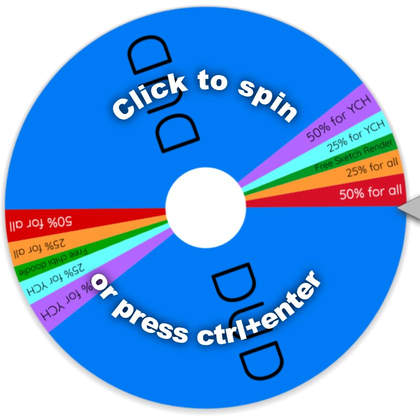 Roulette Event 3.0!
Rules: Follow+Comment "🙏"
(Like and RT also helps)

- You can spin the wheel once no matter what you get!
-Obtained prize cannot be obtained again
-Prize expired on 16th July!

Event will last for 24 hours from now!
GOOD LUCK! 
#artraffle