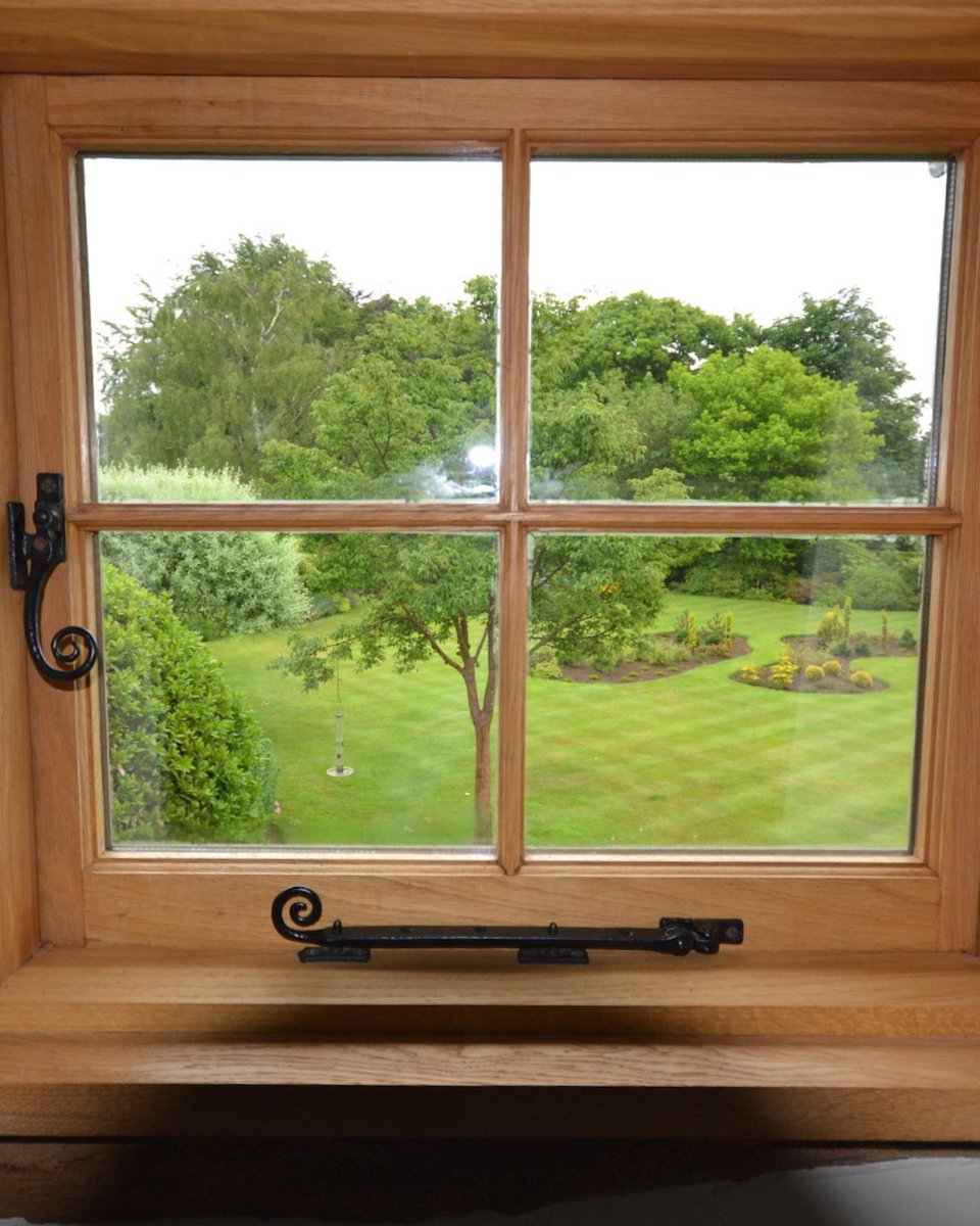 One of our favourite shots from a bespoke window and door project in a Grade 2 listed home 📸🪟

Still really love how this window turned out—clean lines, traditional ironmongery, and that view 👌