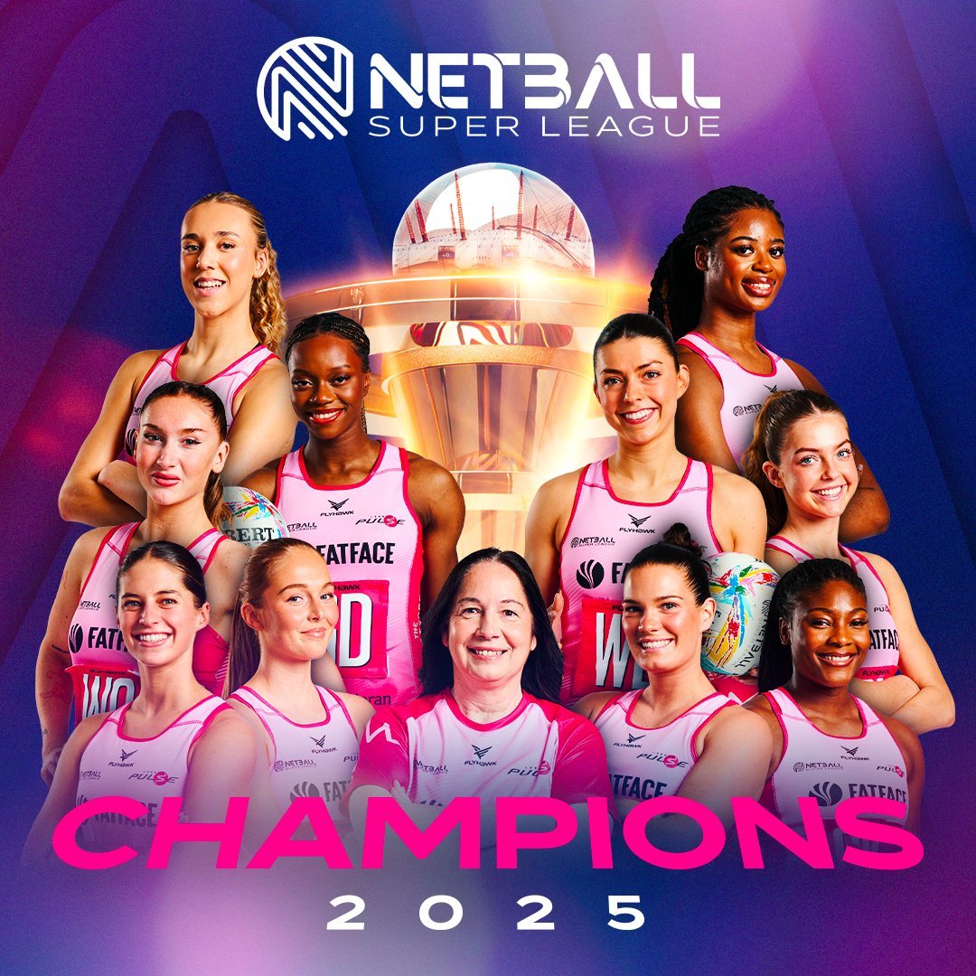 Edwin Doran Sports Tours (@edwindoransport) on Twitter photo ๐ CHAMPIONS! <a href="/Pulse_Netball/">London Pulse Netball</a> win the 2025 Netball Super League!
Pulse beat Loughborough Lightning 53-45 to lift the trophy ๐๐ฅ
Proud to sponsor this historic team ๐Our team are still buzzing from an incredible day at The O2 Arena
#NSLChampions #GrandFinal #NetballSuperLeague ๐ CHAMPIONS! <a href="/Pulse_Netball/">London Pulse Netball</a> win the 2025 Netball Super League!
Pulse beat Loughborough Lightning 53-45 to lift the trophy ๐๐ฅ
Proud to sponsor this historic team ๐Our team are still buzzing from an incredible day at The O2 Arena
#NSLChampions #GrandFinal #NetballSuperLeague