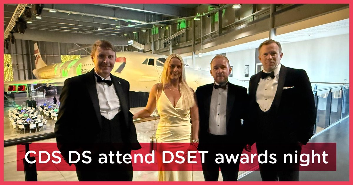 CDS_Defence's tweet image. 👍 @CDS_Defence were honoured to attend last night's #DSET2025 & British Army Security & Cyber black-tie dinner at Aerospace Bristol, set beneath the iconic wings of Concorde.🥂
#CDSDefence #TrainingAndSimulation #DefenceInnovation #CyberSecurity