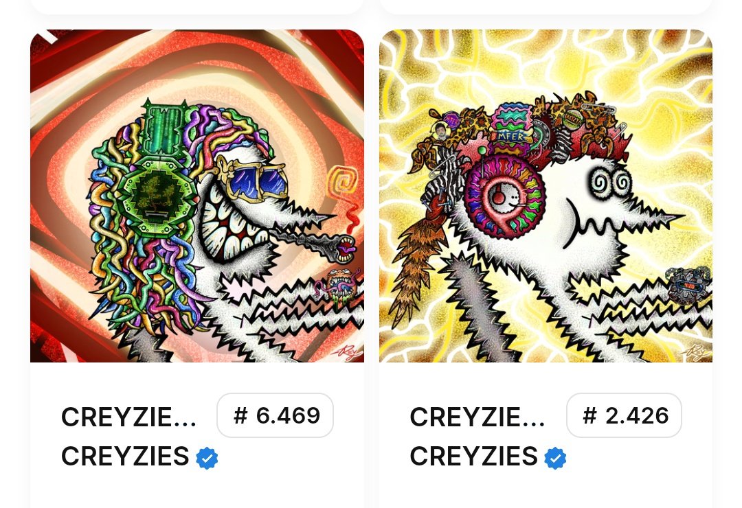 My <a href="/CREYZIES/">CREYZIES</a> collection so far .

Made by <a href="/reylarsdam/">RΞY</a>
