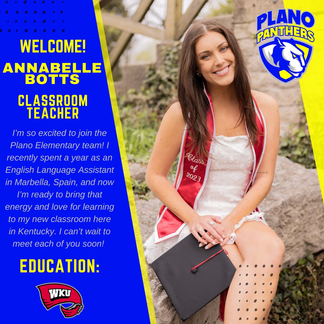 PlanoPanthers's tweet image. Welcome to Plano Elementary!
