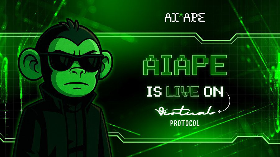 SOLfulMind (@cooljin88) on Twitter photo ๐จ $AIAPE has officially launched on <a href="/virtuals_io/">Virtuals Protocol</a> Genesis!
The Ape has risen. The future is unstoppable.
Join the Genesis wave, stake your Points, and unlock access to AIAPEโs cutting-edge AI-native trading bot infrastructure.
๐ Dive in: app.virtuals.io/geneses/6320
โฐ Deadline: ๐จ $AIAPE has officially launched on <a href="/virtuals_io/">Virtuals Protocol</a> Genesis!
The Ape has risen. The future is unstoppable.
Join the Genesis wave, stake your Points, and unlock access to AIAPEโs cutting-edge AI-native trading bot infrastructure.
๐ Dive in: app.virtuals.io/geneses/6320
โฐ Deadline: