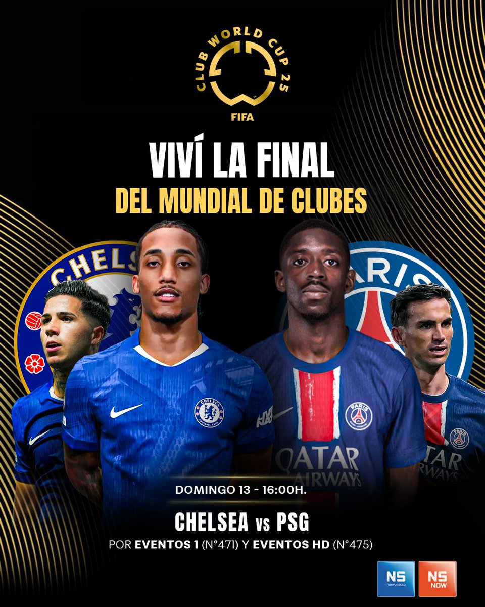 ¡Hoy viví la gran final del Mundial de Clubes #FIFACWC! ⚽

Mírala por Eventos 1 (N°471) y Eventos HD (N°475) desde tu TV o cualquiera de tus dispositivos con NSNOW 📺📱💻