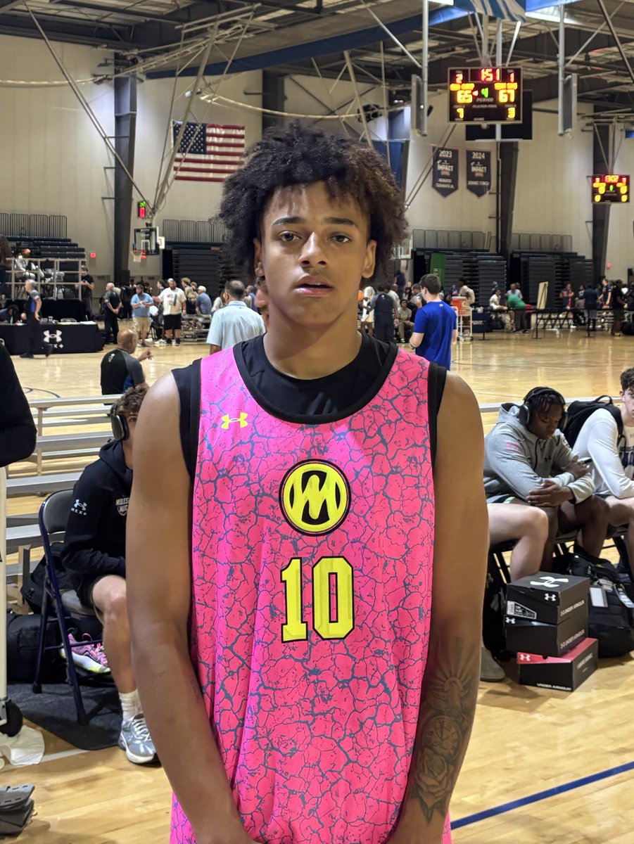 Dylan Thayer (@dylanthayer0) on Twitter photo 2026 Jaydon Kimbrough has made some noise in Iowa and on the <a href="/RiseCircuit/">UA Rise Circuit</a>
Big 6’4 guard that gets right into his shots off the catch, connecting on six three’s in the contest. Makes great secondary playmaking reads and crowds lanes defensively.
Holds 5+ D1 offers. 2026 Jaydon Kimbrough has made some noise in Iowa and on the <a href="/RiseCircuit/">UA Rise Circuit</a>
Big 6’4 guard that gets right into his shots off the catch, connecting on six three’s in the contest. Makes great secondary playmaking reads and crowds lanes defensively.
Holds 5+ D1 offers.