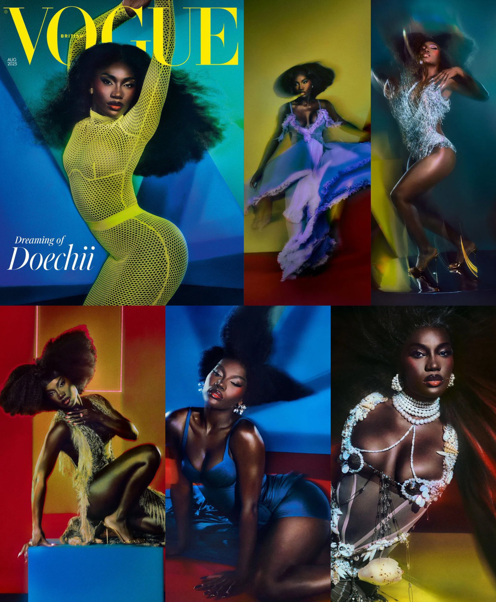アート・デザイン・音楽 Extreme Beauty in Vogue V Magazine 144 'Day & Night Fall 2023 10 Fab Model Covers