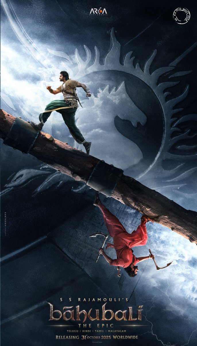 Santhosh Andaluri (@santhoshcherrry) on Twitter photo It’s been a decade since Indian Cinema witnessed the real rage & grandeur of Telugu Cinema🔥
The Magnum Opus #Baahubali returns to the Big Screen!
Re-Releasing on OCT 31, 2025
A <a href="/SanthoshCherrry/">Santhosh Andaluri</a> design
#DecadeOfBaahubaliReign
#Prabhas <a href="/RanaDaggubati/">Rana Daggubati</a> <a href="/ssrajamouli/">rajamouli ss</a> <a href="/BaahubaliMovie/">Baahubali</a> It’s been a decade since Indian Cinema witnessed the real rage & grandeur of Telugu Cinema🔥
The Magnum Opus #Baahubali returns to the Big Screen!
Re-Releasing on OCT 31, 2025
A <a href="/SanthoshCherrry/">Santhosh Andaluri</a> design
#DecadeOfBaahubaliReign
#Prabhas <a href="/RanaDaggubati/">Rana Daggubati</a> <a href="/ssrajamouli/">rajamouli ss</a> <a href="/BaahubaliMovie/">Baahubali</a>