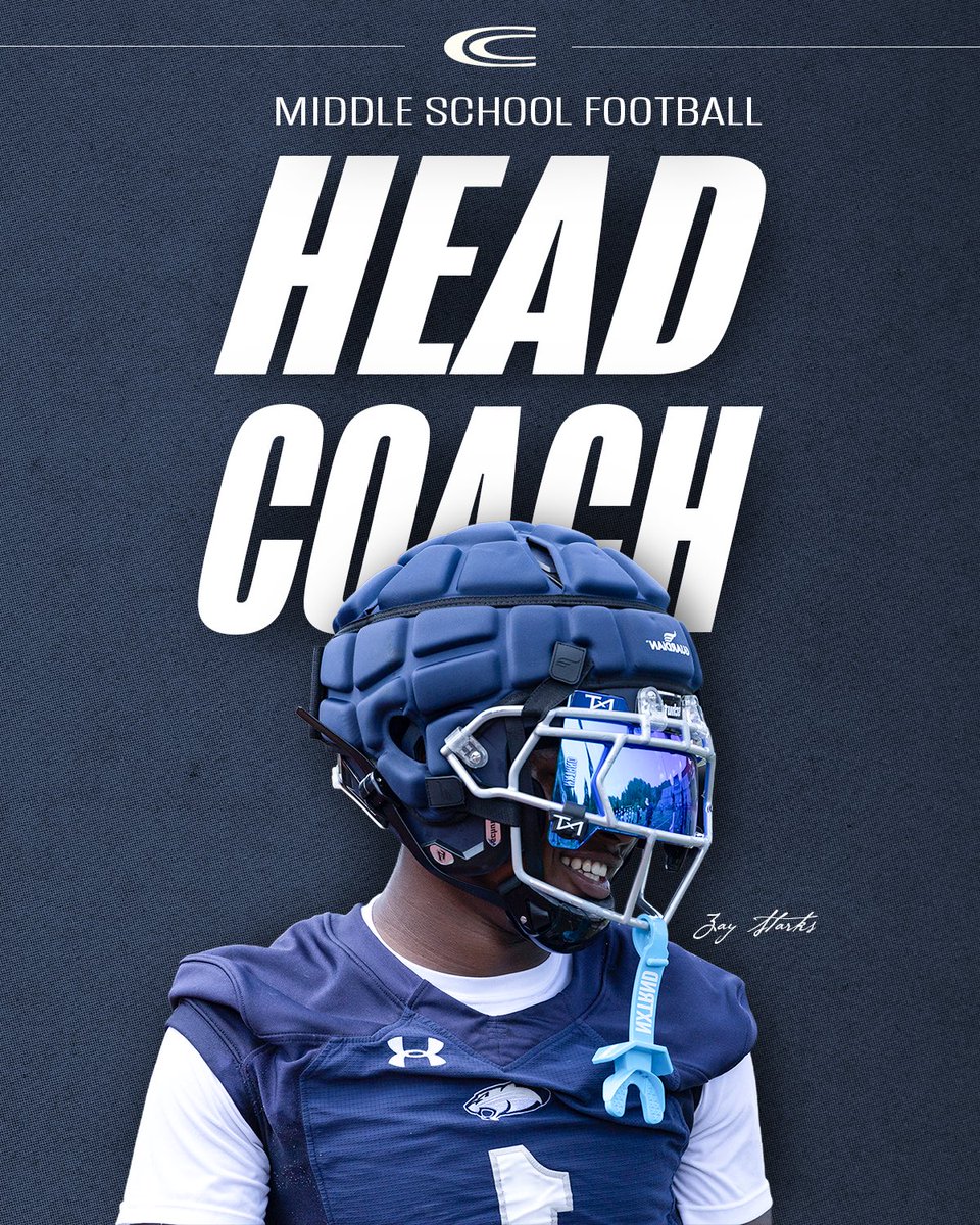 CCHSfootbal's tweet image. 🚨 NOW HIRING: MIDDLE SCHOOL HEAD FOOTBALL COACH 🚨

We’re looking for the next leader of our Middle School Football program.

This program is full of talented athletes and we’re focused on building a strong foundation that contributes to the success of one of Alabama’s best…